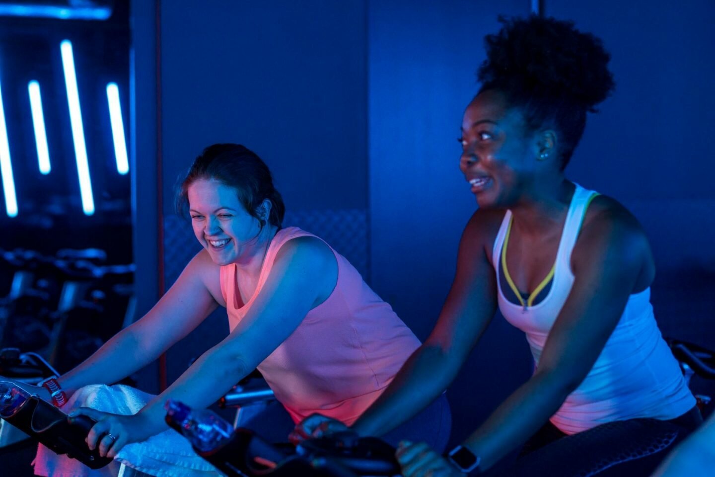 What makes a great spin class? An energetic, motivated instructor with an awesome playlist and high-spec bikes