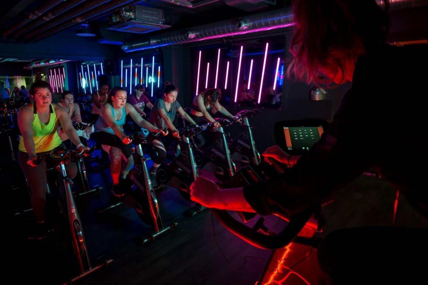 What makes a great spin class? An energetic, motivated instructor with an awesome playlist and high-spec bikes